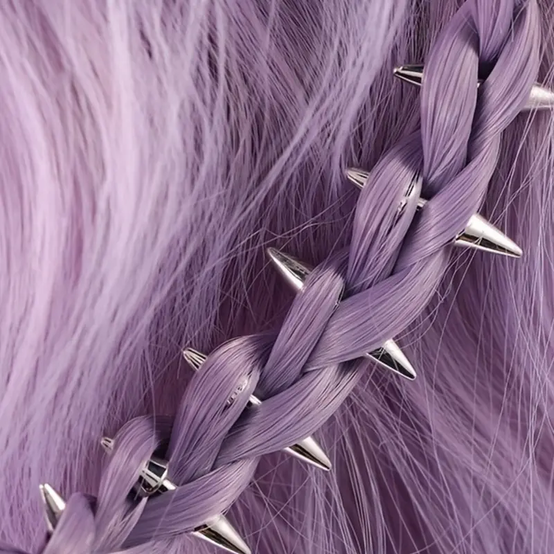 Unisex Metal Ring Hair Buttons, Spiked Dreadlock Accessories, Hip-Hop Punk Rock Street Style, Cool Hair Decor, Fashion Hair Accessories, 10pcs Set, Hair Clip Set, Fun Hair Clips, Hair Accessories For Braids