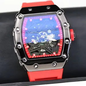 Domineering and high-value fashion trend five-pointed star luminous waterproof barrel-shaped men's watch Luxury