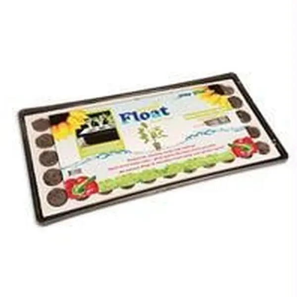 Hydrofarm Jump Start Smart Rectangular Plastic Float Grow Tray with Float Plugs - JSEF55