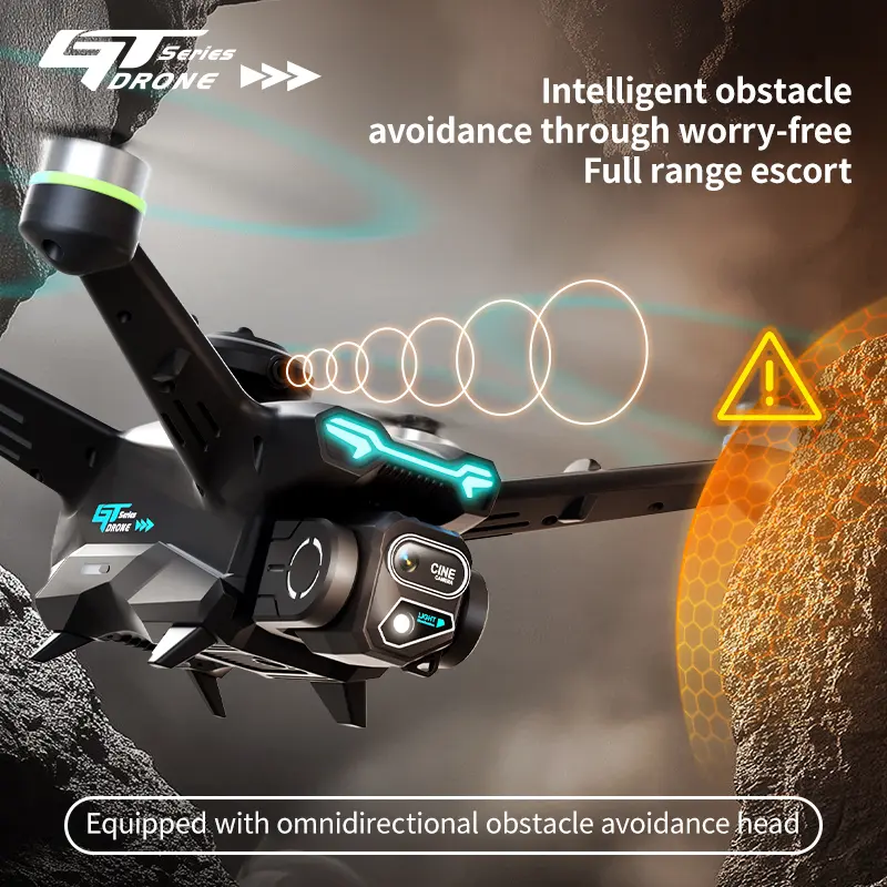 【Father's Day Gift】GT6 Series GPS Drone with Camera, 5G FPV RC Quadcopter with Screen Remote, Omnidirectional Obstacle Avoidance, Optical Flow Hover, Brushless Drone for Adults & Beginners, Ideal Birthday & Children's Day Gift