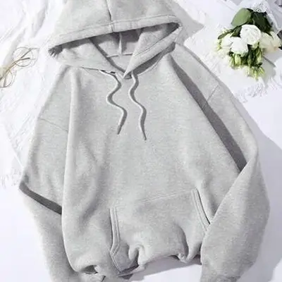 Shein Ezwear Shein White Zip Up Hoodie SHEIN EZwear Plus Drop