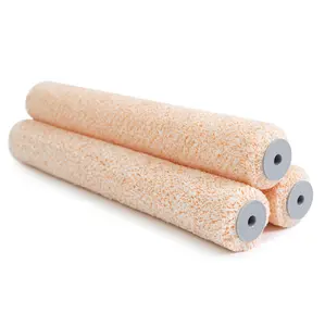 ROLLINGDOG 18 Inch Paint Roller Covers - 3/8" Nap 18" Microfiber Paint Roller Sleeves for Smooth and Semi-Smooth Surfaces, Ceiling, Wall, Floor, Decks Painting (Pack of 3)