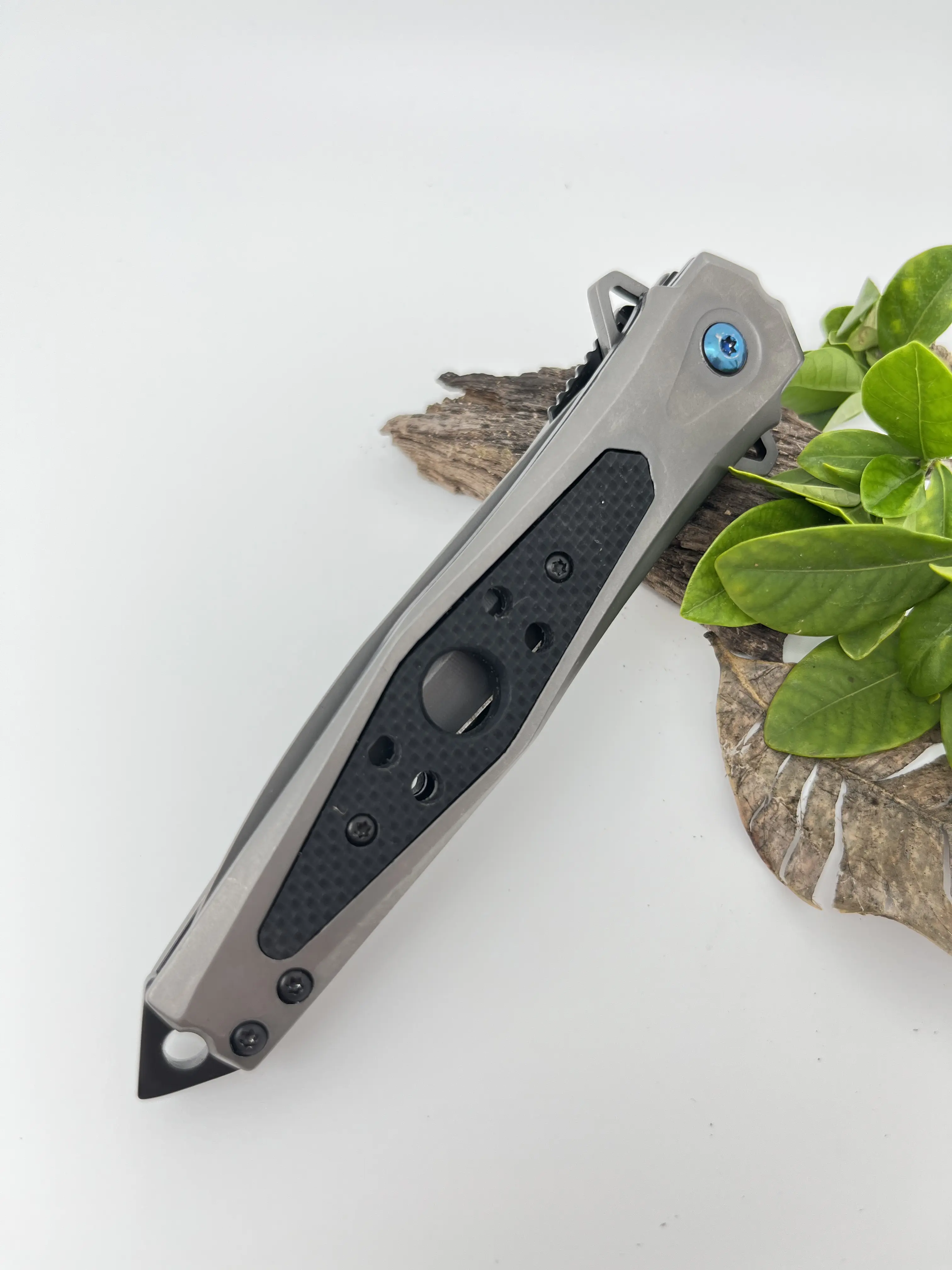 High-quality folding camping knife, Portable pocket knife, EDC tool, suitable for outdoor hiking, fishing