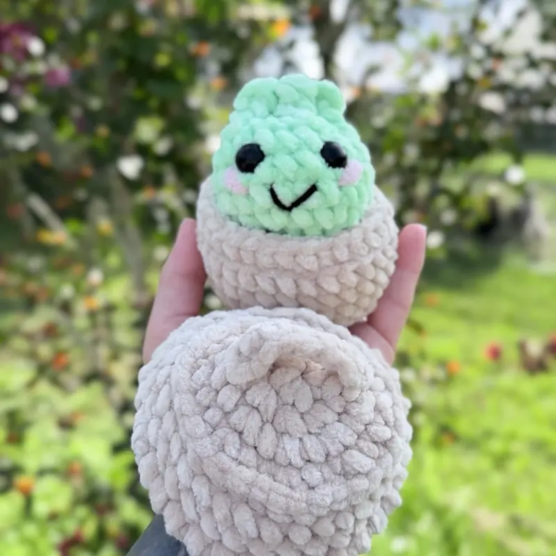 Crochet Dumpling Plushie
