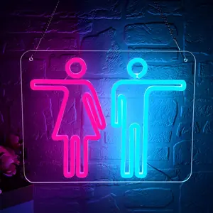 Neon Light for Wall Decoration, Dimmable LED Sign for Bathroom, Bedroom, Bar, Office, Party Decor, Wall Mounted