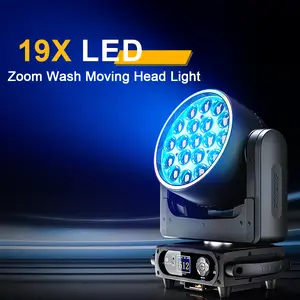 SHEHDS Upgrade Version Moving Head 19x15W & 19x25W LED 4in1 with Zoom & Wash Stage Lighting  Professional DJ DMX512 & Sound Activated Control Lights for Party Wedding Disco Nightclub