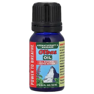 Olbas Aromatherapy & Massage Oil, 0.32 fl oz (10 ml)