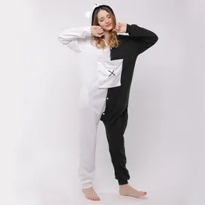 Sleepwear Lingerie Romper Onesie Pajamas Jumpsuit Kigurumi Adult Homewear Halloween Cosplay Costumes Flannel Anime Cartoon