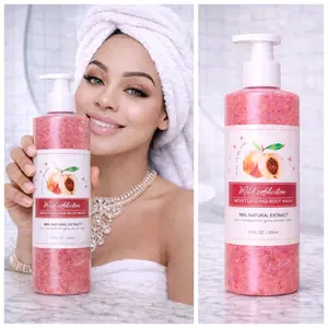 PEACH FRUITY GLOW SHOWER GEL.