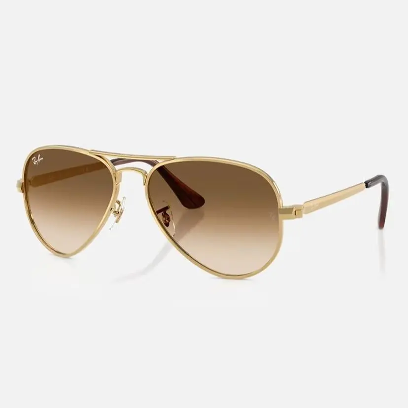 Ray-Ban Aviator Classic Sunglasses Arista Gold Frame G-15 Green Crystal Lens 58mm UV Protection for Men Women