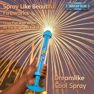 Fireworks Water Gun, Bulk Squirt Water Blaster Guns, Firework Spray Water Soaker Toy Toys for Pool Party Outdoor Summer Water Games
