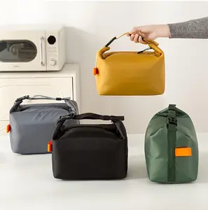 Stylish Simple Insulated Portable Lunch Bag, Large Capacity Reusable Tote Bag, Thermal Food Storage for Work School Office Outdoor Camping Picnic Travel, Leakproof Lightweight Meal Prep Bag for Daily Use
