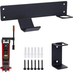 Jack Stand Wall Mount,Floor Jack Wall Mount Organizer Brackets, Truck Hydraulic Trolley Jack Holder for Enclosed Race Trailer Accessories