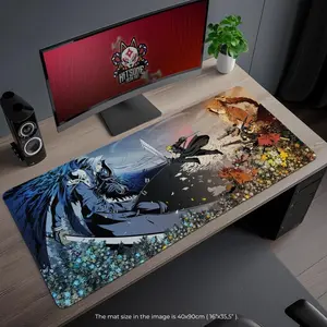 Final Fantasy VII Mouse Pad, Cloud vs Sephiroth Desk Mat, FF7 Gaming Pad, Final Fantasy Fan Gift, RPG Desk Decor