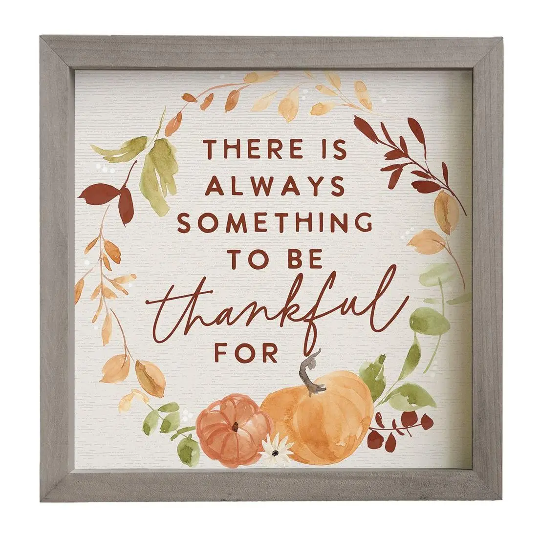 Sincere Surroundings 10" Thankful For Pumpkinsramed Art