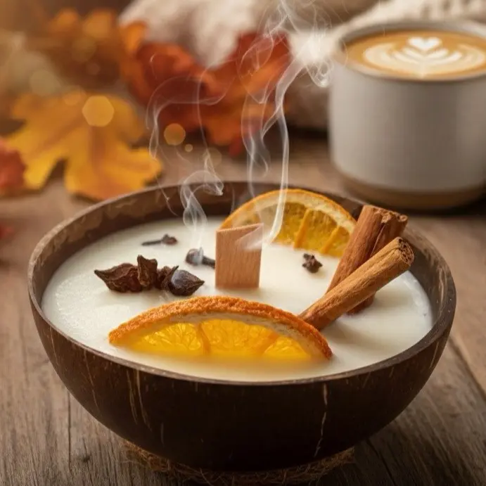 Witch's Brew Decor Candle - Pumpkin Spice Scented