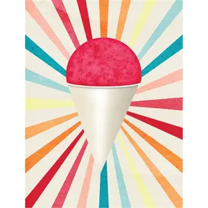 212 MAIN Cherry Theme Double-Sided Polyester Weatherproof Rectangular Garden-Size Conical Treat Flag, 11x15 in
