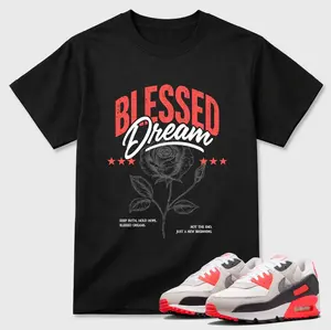 Max 90 Infrared Graphic Tee, Max 90 Infrared Outfit Tee, Matching Sneaker Shirt, 100% Cotton Classic Fit, Streetwear Style