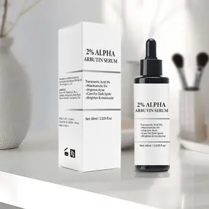 Alpha Arbutin Serum 2%, Brightening & Spot Treatment, Dark Spot Corrector, Hydrating Moisturizer, Suitable for Sensitive Skin, Deep Cleansing Formula