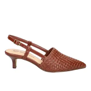 Bella Vita Womens Kaisley Kitten Pumps Dress Casual Casual Low Heel 1-2" - Brown