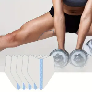10 Pcs Invisible Anti-Chafe Thigh Tape, Transparent Friction Patch, Non-Slip Wear-Resistant, Light Protection, Sporty Casual Use