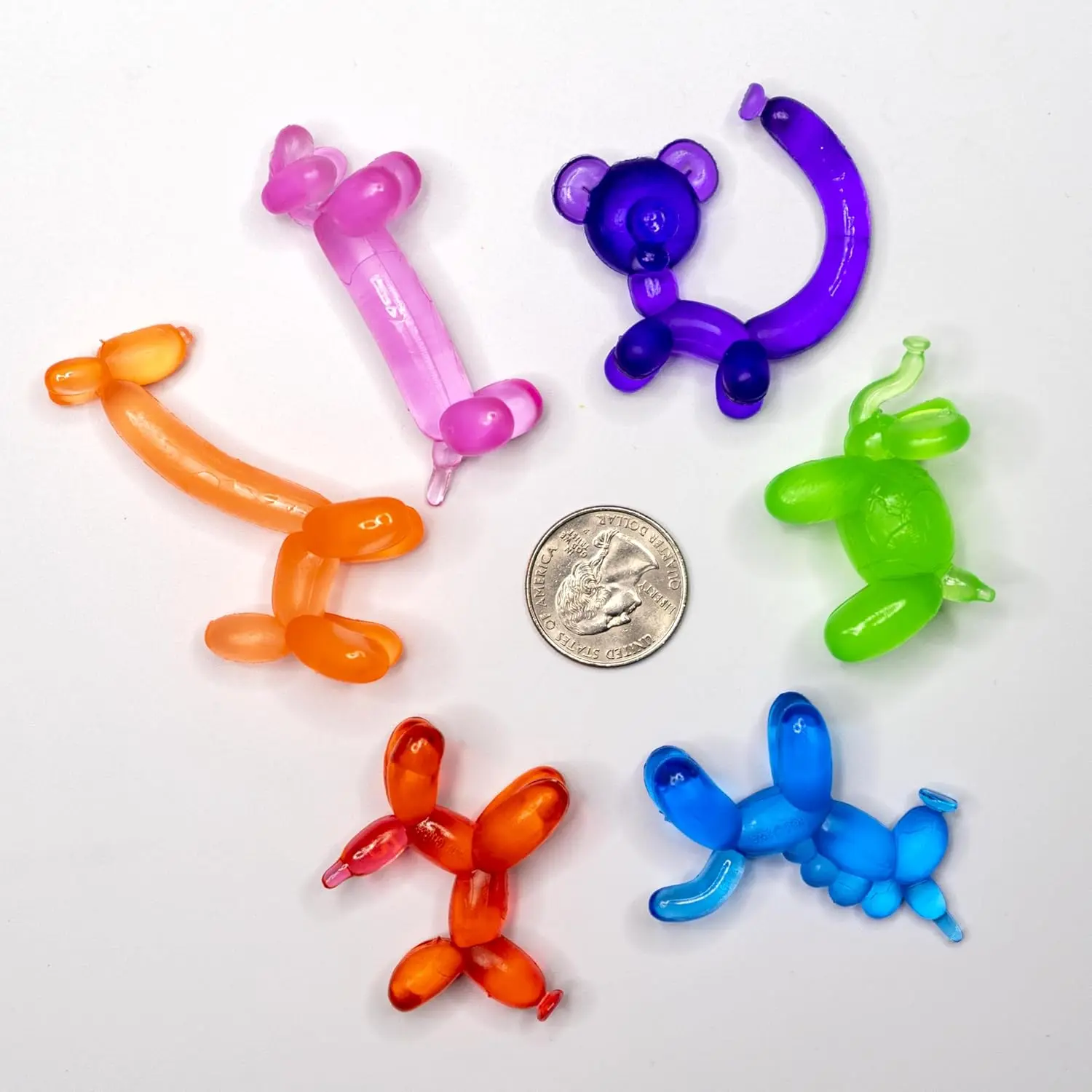 Raymond Geddes Balloon Eraser Animals Tub of 24, (71633)