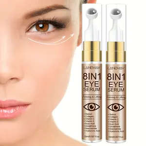 2-Piece 8-In-1 Collagen & Bee Venom Firming Eye Cream, Non-Greasy Texture, Suitable All Skin Types, Morning & Evening Use