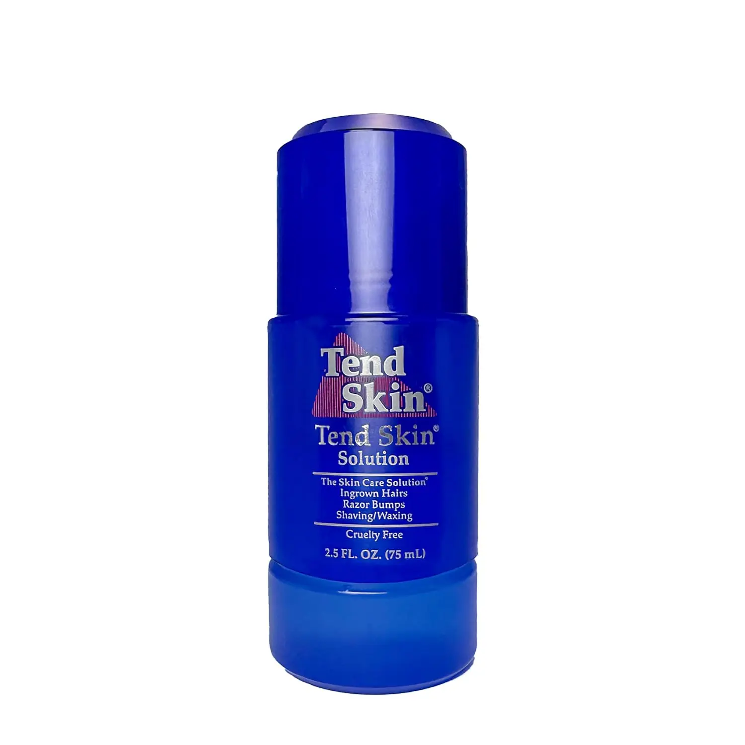 Tend Skin Refillable Roll-On Solution For Razor Bumps & Ingrown Hair 2.5 Oz | Solution for Unsightly Razor Burns, Post Shaving and Waxing Toner, Deodorant, Made in USA