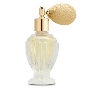 Elegant Perfume Bottle with Squeeze Ball Spray with your choice of perfume - 45ML