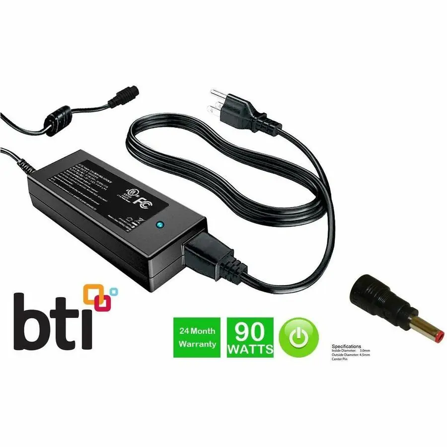 BTI 492-BDDT-BTI 19V 90W AC ADAPTER DELL INSPIRON 14 7000 7430 14 7000 7435 14 7000 7440 15 7000 7500 2-in-1 CML 15 7000 7501