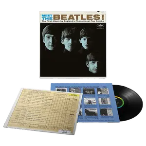 Meet The Beatles 60th Anniversary Opaque Blue Vinyl LP - Target Exclusive