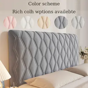 Comfortable Durable Bed Head Cover, Easy Install Dustproof Full Wrap Soft Back Protector, Fits 1.2-2.2m Beds, Year-Round Use, Dustproof Design