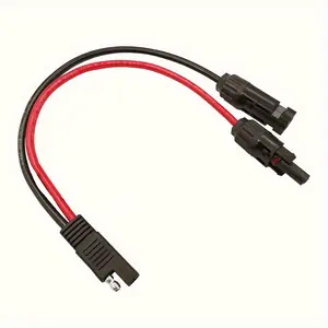16WGA SAE to Solar Panel Adapter, RV Solar Panel Connector Cable, Solar to SAE Connector Cable
