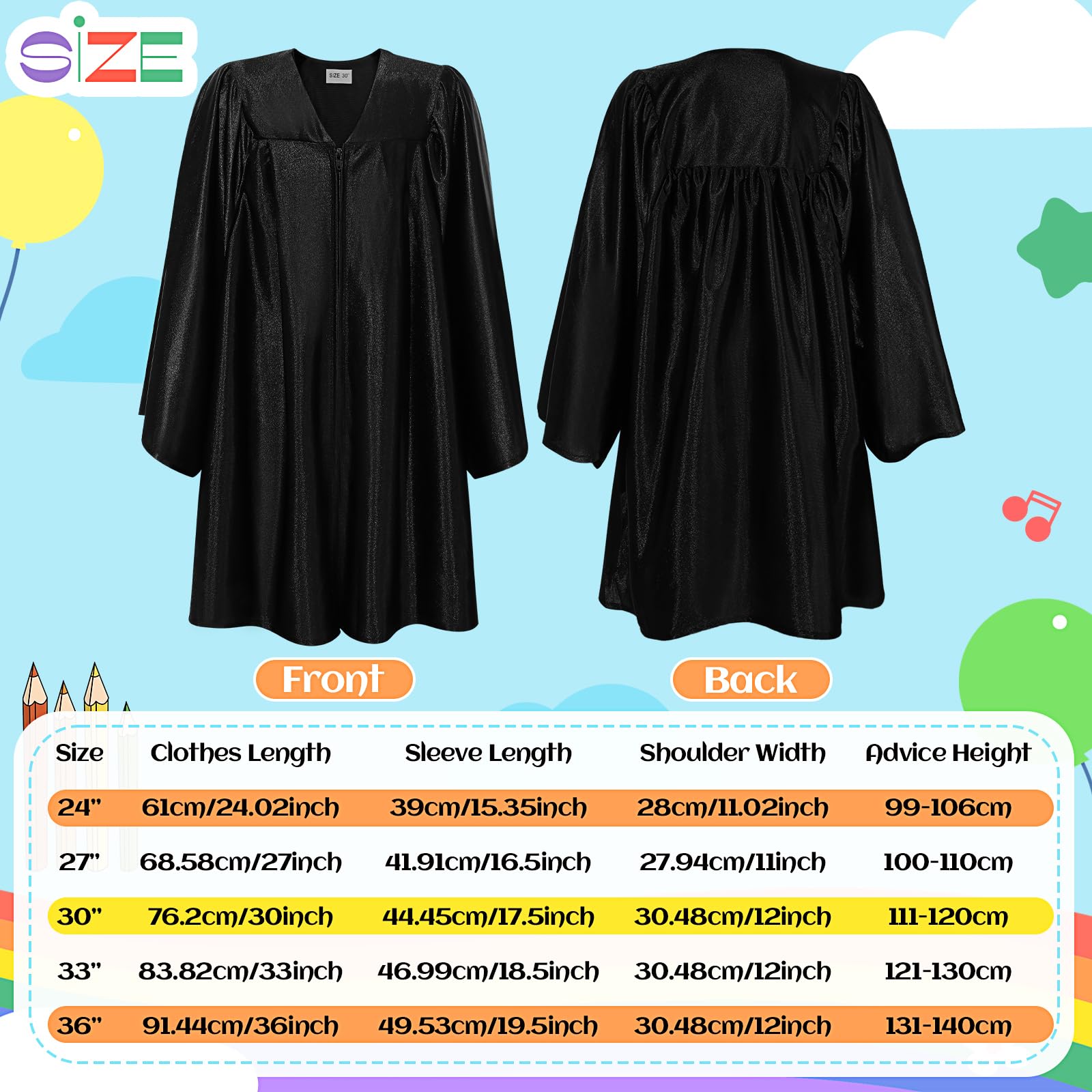 4 pcs Kindergarten Preschool Class Graduation Gown Set Cap Gown Stole with 2026 Tassel and Certificate for Toddler Kids Classmates or Friends Student Graduation School Supplies