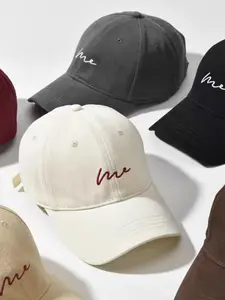 Simple Wave Embroidery, Casual Outdoor Sports Hat for Men & Women, Baseball Cap Adjustable, Fashion Accessories for Daily Wear