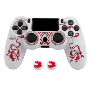 Silicone Soft Controller Cover Case For PS4 Control Skin Covers Joystick Accessories for PlayStation 4 Video Gamepad Accessories Console Controller Accessories Gaming Accessories