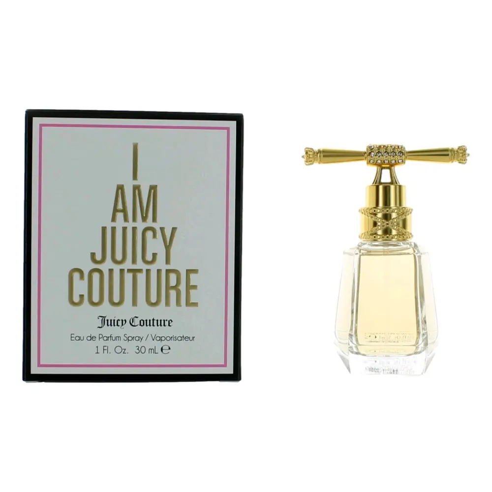 I Am Juicy Eau de Parfum for Women, Floral Fruity Scent with Sweet Pea, Passion Fruit, and Musk Notes, 1 oz Spray