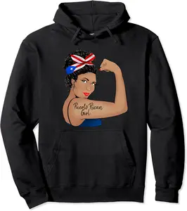 Puerto Rican Girl Strong Woman Empowered Tattoo Pullover Hoodie - Keylamartine Shop 71B07XGCG6VC