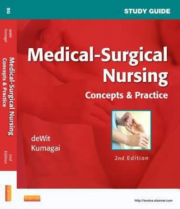USED Book - Study Guide for Medical-Surgical Nursing: Concepts and Practice by Susan C. deWit MSN  RN  CNS  PHN (Paperback) - english