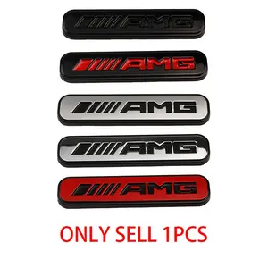 1pcs Amg Metal 3D Car Emblem for Mercedes Smart Fortwo 1st 3rd Gen, High-Performance Custom Tail Badge, Trunk Body Decoration, Side Sticker, Car Decal Sticker