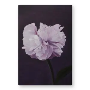 Begin Home Decor C1MP20308ILX04 20 x 30 in. Beautiful Purple Flower Wall Art - Hyperrealist Pink Metal Print