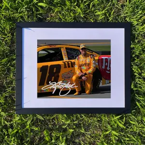 Kyle Busch Autograph Signed REPRINT 2x Cup Series Champion Racing Legend Photo Poster Gift (NO FRAME)