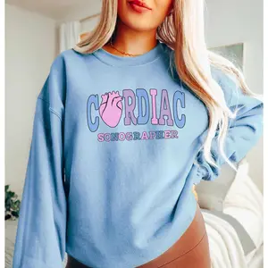 Cardiac Sonographer T-Shirt OR Sweatshirt • Cardiac Ultrasound Tech Group Work shirt • Cardiovascular Sono Tech shirt • Cardiac Sonographer Cotton Fabric