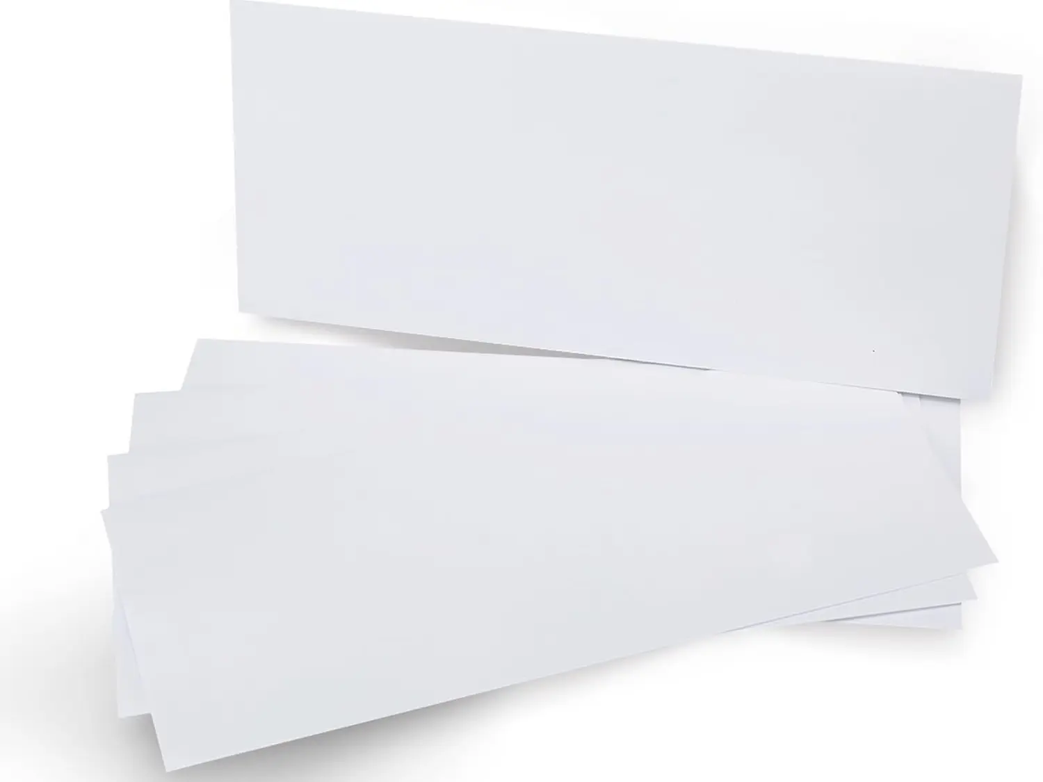 #10 Letter Size Mailing Envelopes for Business, 60pcs Self Seal Windowless Security Envelopes 4-1/8 x 9-1/2 Inch White 24LB Paper
