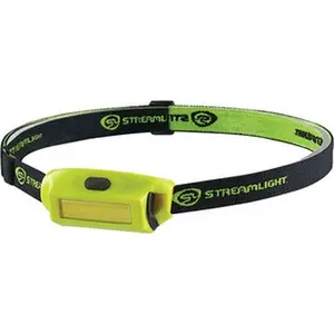 Streamlight Polycarbonate Hands-free LED Flashlight - 180 Lumens, Long Run Time (1260 Min), White LED Lights, Yellow Body, 1 Lithium-Ion Battery (Li-Ion Batteries Included), For 18+ Users, Model 61711