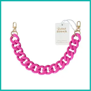 blush acrylic luxe bag chain-18 multi-use handle & decoror bag accessoryGiftGift