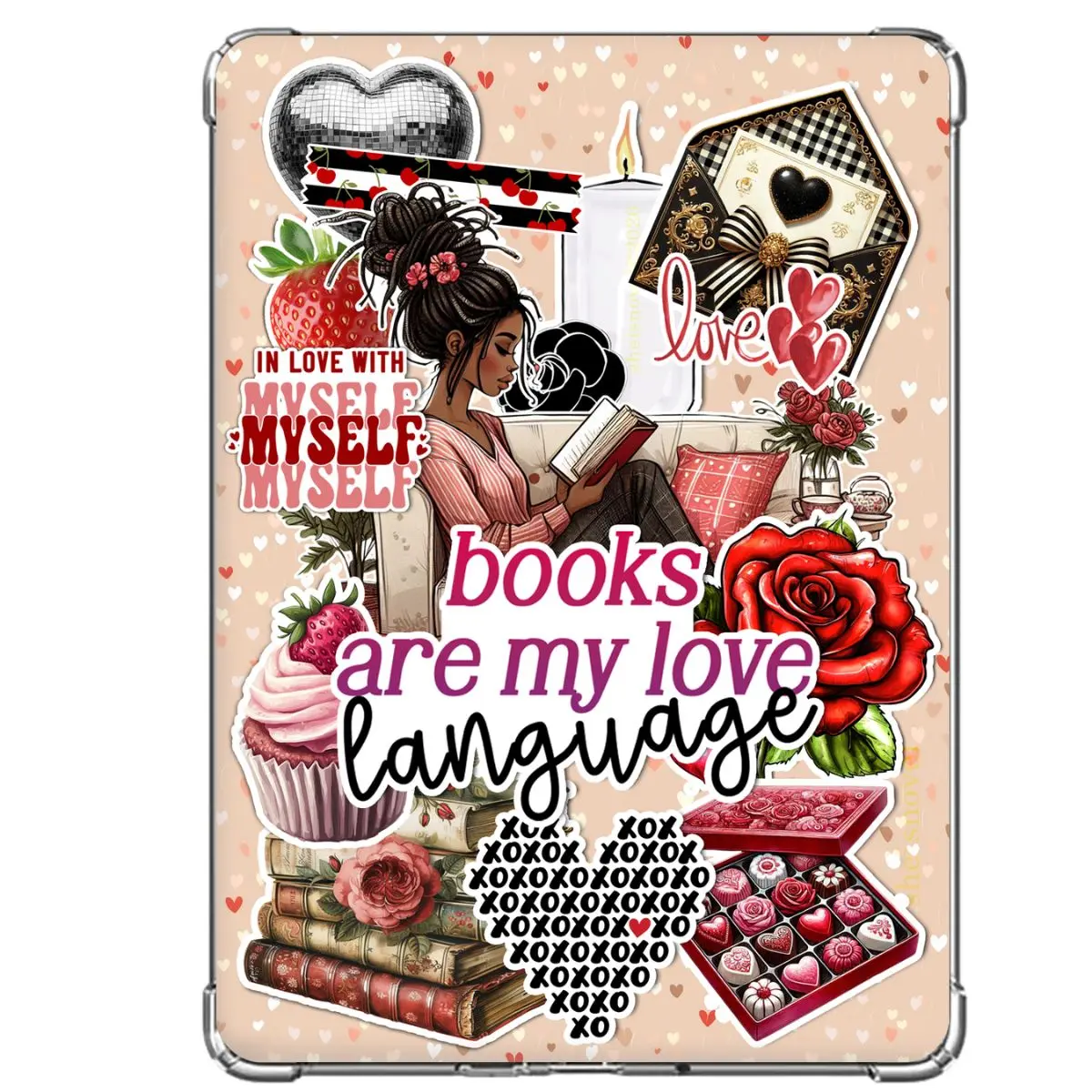 Love Myself (Variety Pack) | Clear Case INSERT Cover | Sticker Effect Protection