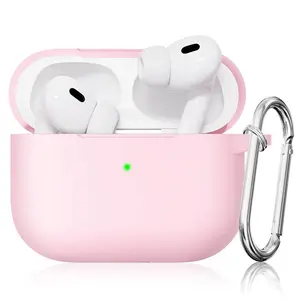 AirPods Pro 2nd/1st Headphone Case, 360° Full Protection, Soft Silicone, Scratch-Resistant, Shockproof, Dirt-Proof, Keychain Included