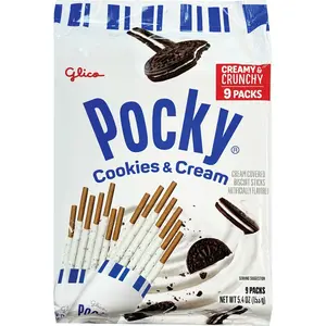 Glico Pocky Cookies & Cream Bag Glico Pocky Cookies & Cream Bag