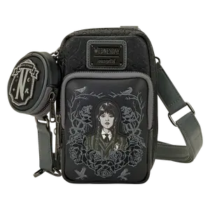 Wednesday Cell Phone Crossbody Bag with Coin Bag